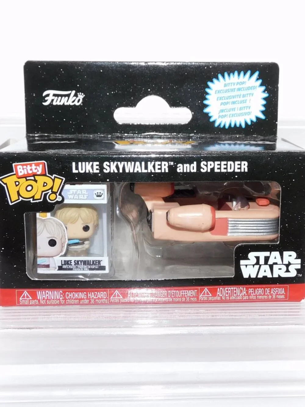 Funko Bitty Pop Star Wars 6 Piece Luke Skywalker Han Solo Princess Leia Yoda NEW